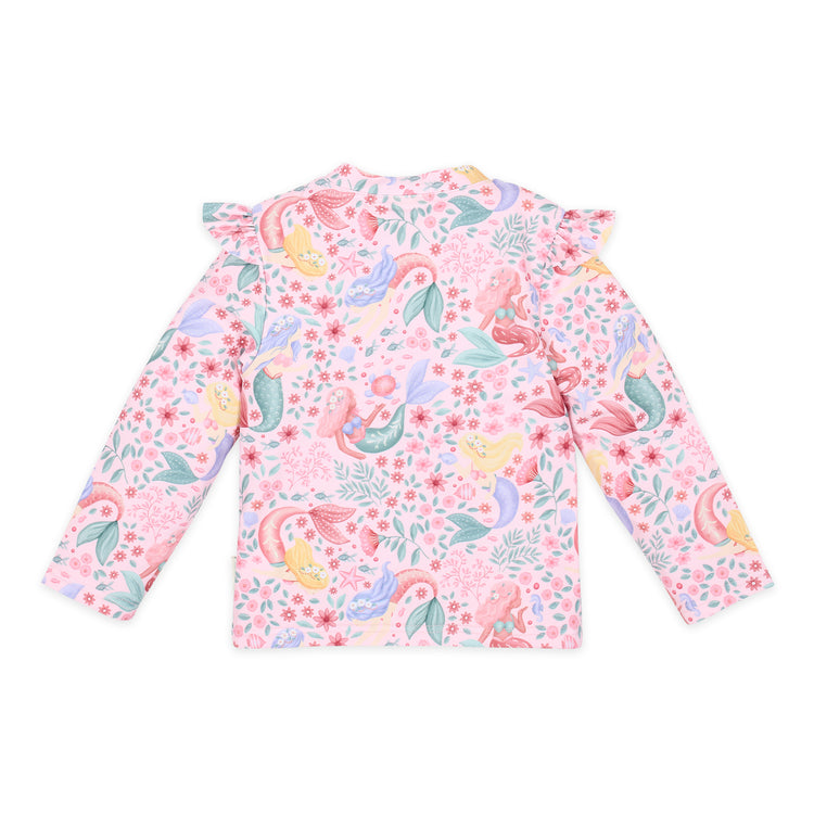 LITTLE DUTCH. Long-Sleeve Swim Shirt and Bottoms Dreamy Mermaid