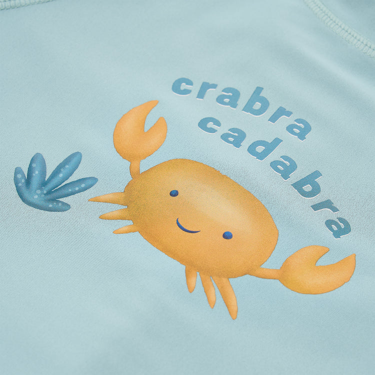 LITTLE DUTCH. Short Sleeve Swim Shirt Ocean Breeze