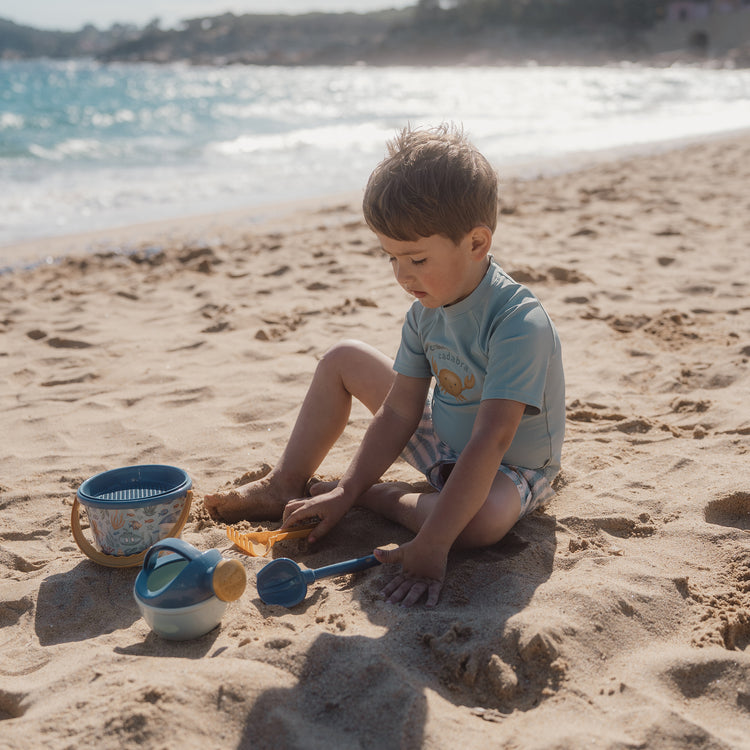 LITTLE DUTCH. Short Sleeve Swim Shirt Ocean Breeze
