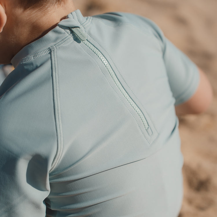 LITTLE DUTCH. Short Sleeve Swim Shirt Ocean Breeze