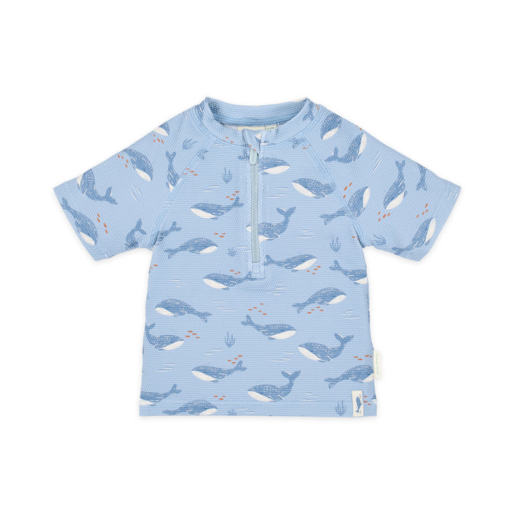 LITTLE DUTCH. Short Sleeve Swim Shirt Ocean Splash