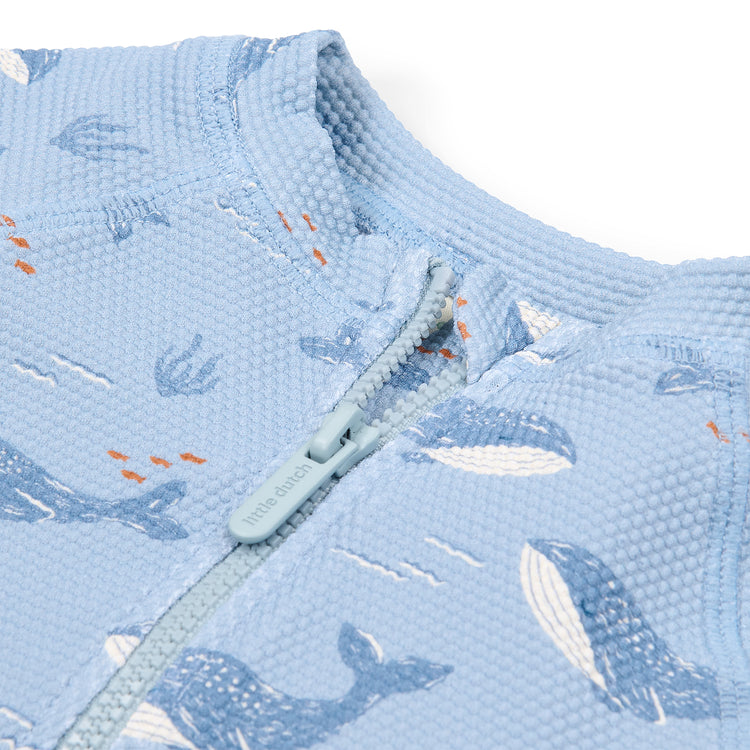 LITTLE DUTCH. Short Sleeve Swim Shirt Ocean Splash