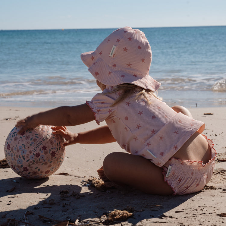 LITTLE DUTCH. Short Sleeve Swim Shirt Dreamy Seashells