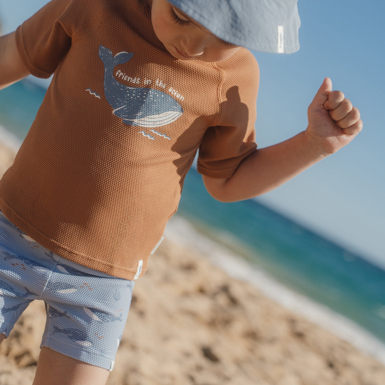 LITTLE DUTCH. Swim Pants Ocean Splash