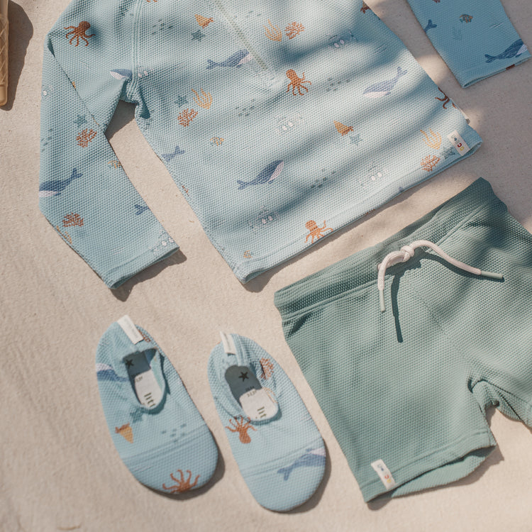 LITTLE DUTCH. Παιδικό μαγιό για αγόρια Ocean Green