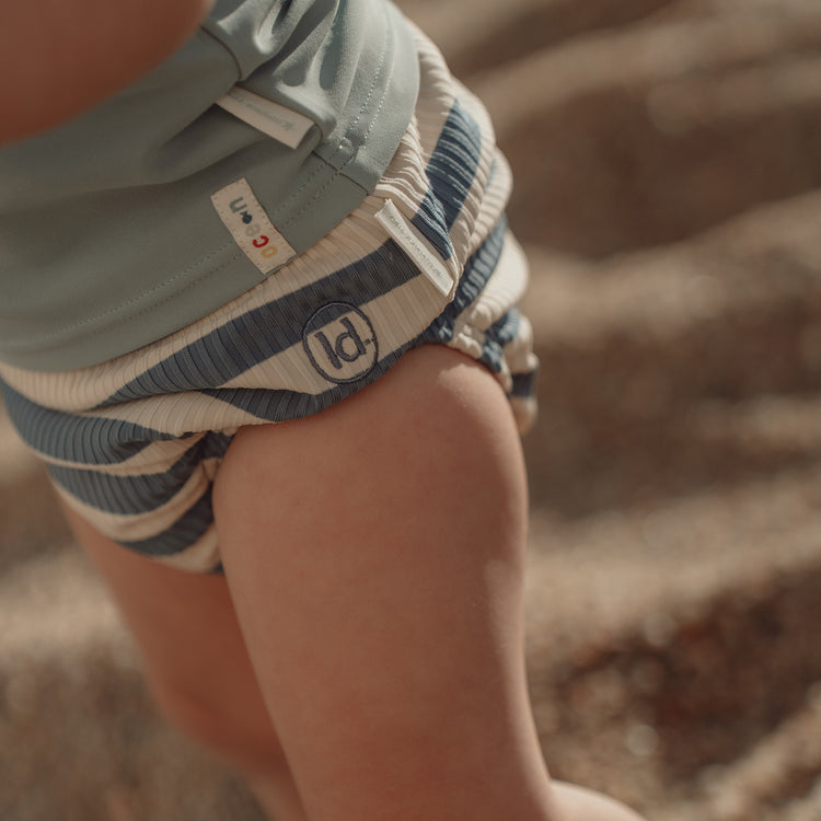 LITTLE DUTCH. Swim Diaper Ocean Blue Stripes