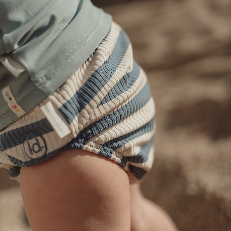LITTLE DUTCH. Swim Diaper Ocean Blue Stripes