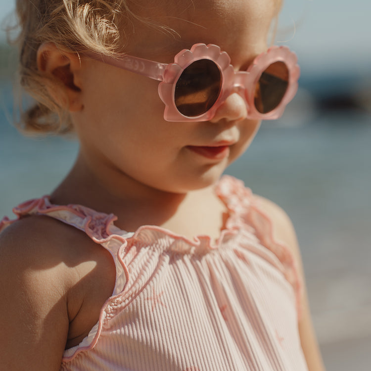LITTLE DUTCH. Swimsuit with Ruffles Dreamy Seashells