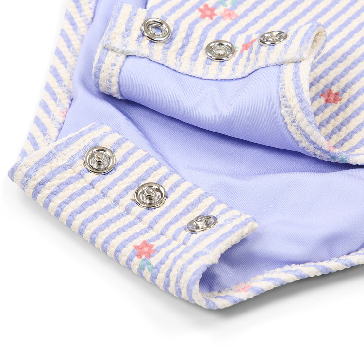 LITTLE DUTCH. Swimsuit with Ruffles Dreamy Stripes