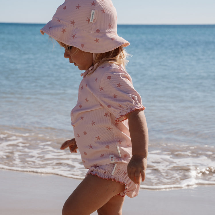 LITTLE DUTCH. Ruffle Swim Bottoms Dreamy Seashells