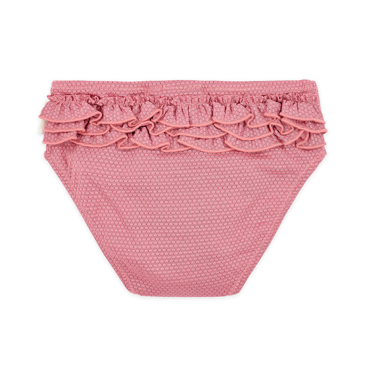 LITTLE DUTCH. Παιδικό μαγιό μπικίνι με βολάν Dreamy Pink Sparkle