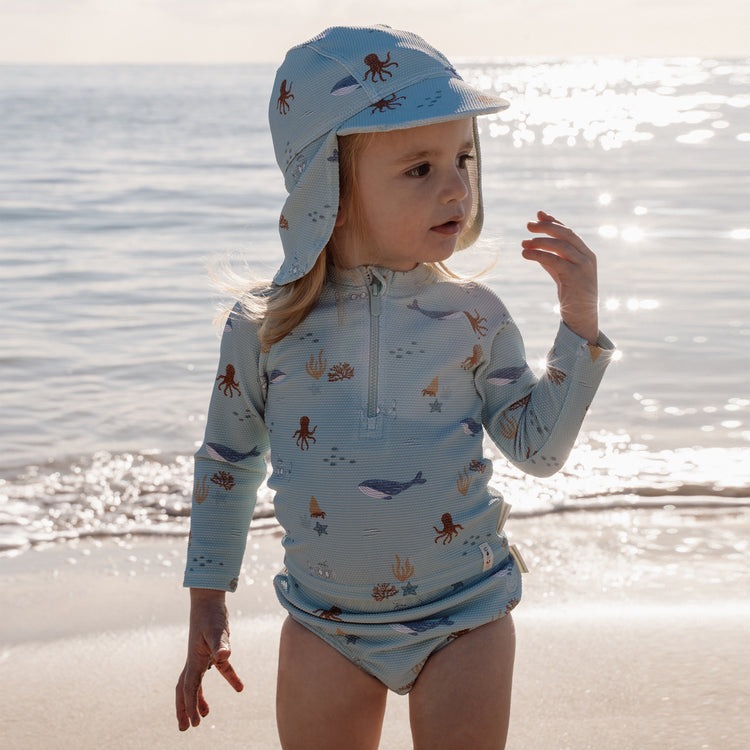 LITTLE DUTCH. Swim Cap Ocean Friends