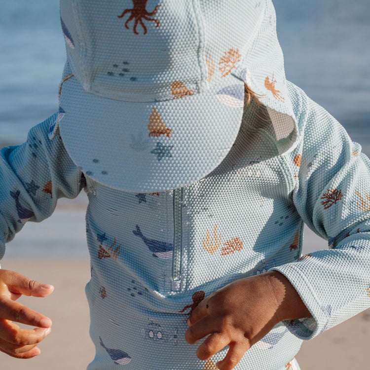 LITTLE DUTCH. Swim Cap Ocean Friends