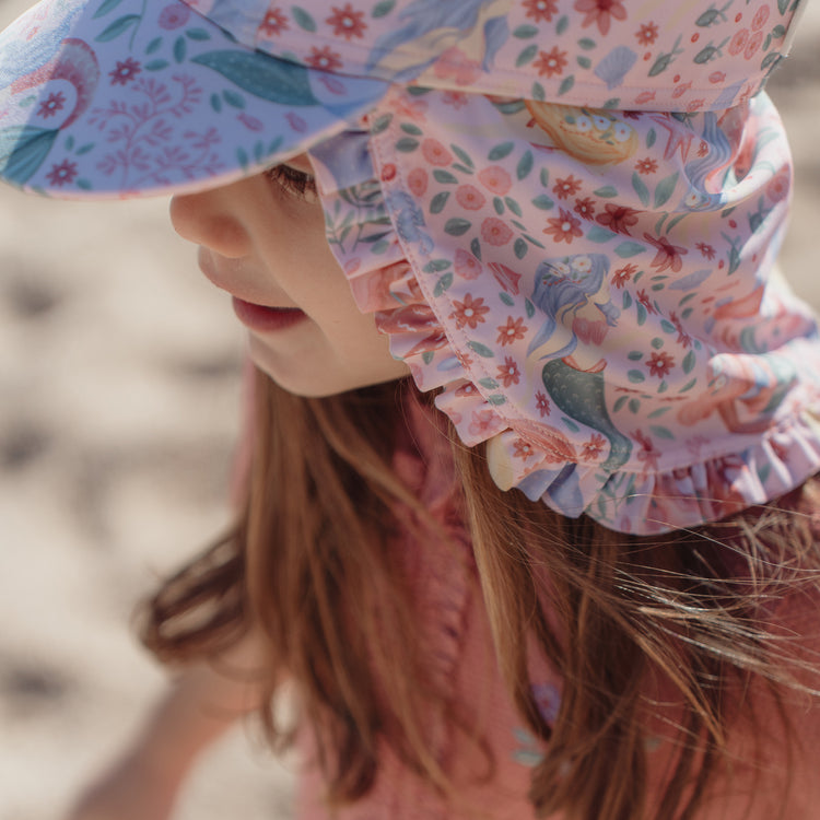 LITTLE DUTCH. Παιδικό καπέλο ήλιου Dreamy Mermaid