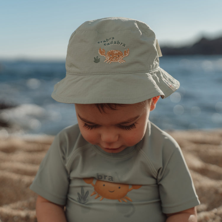 LITTLE DUTCH. Reversible bucket hat Ocean Breeze