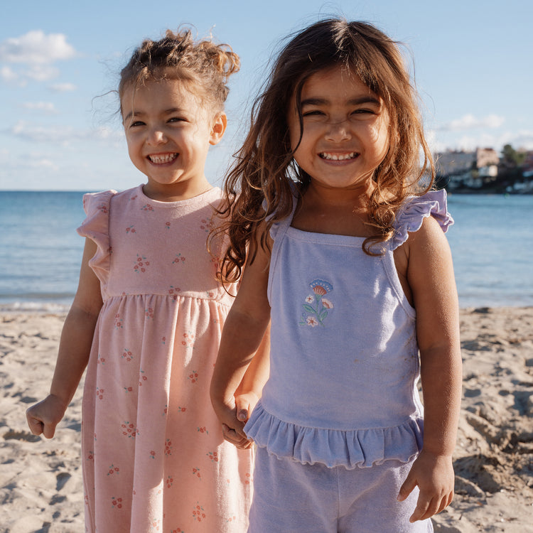 LITTLE DUTCH. Top and Shorts Dreamy Purple