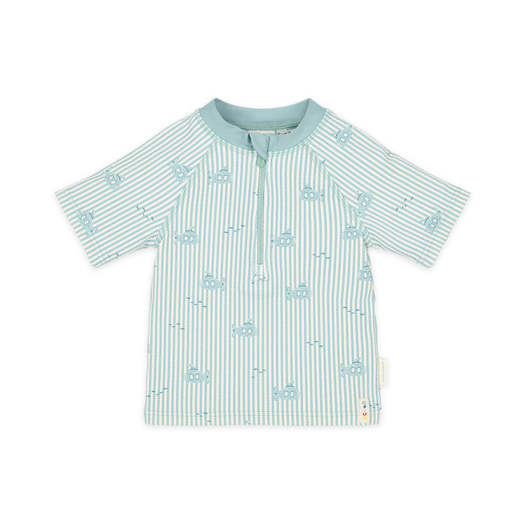 LITTLE DUTCH. Short Sleeve Swim Shirt and Shorts Ocean Adventure