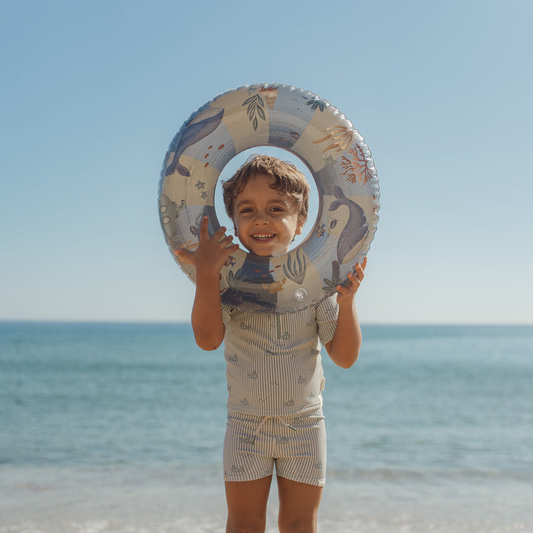 LITTLE DUTCH. Short Sleeve Swim Shirt and Shorts Ocean Adventure