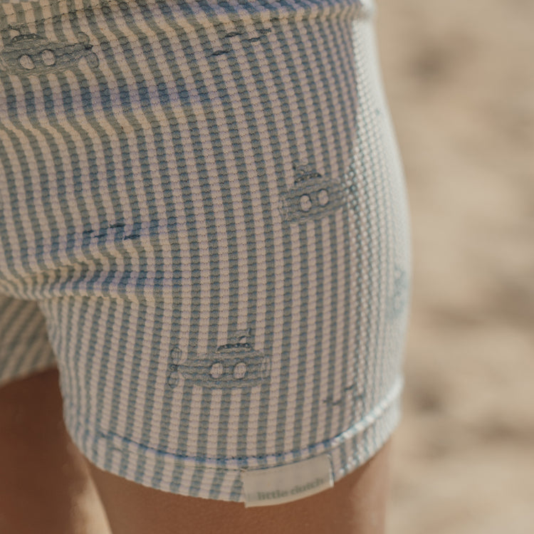LITTLE DUTCH. Short Sleeve Swim Shirt and Shorts Ocean Adventure