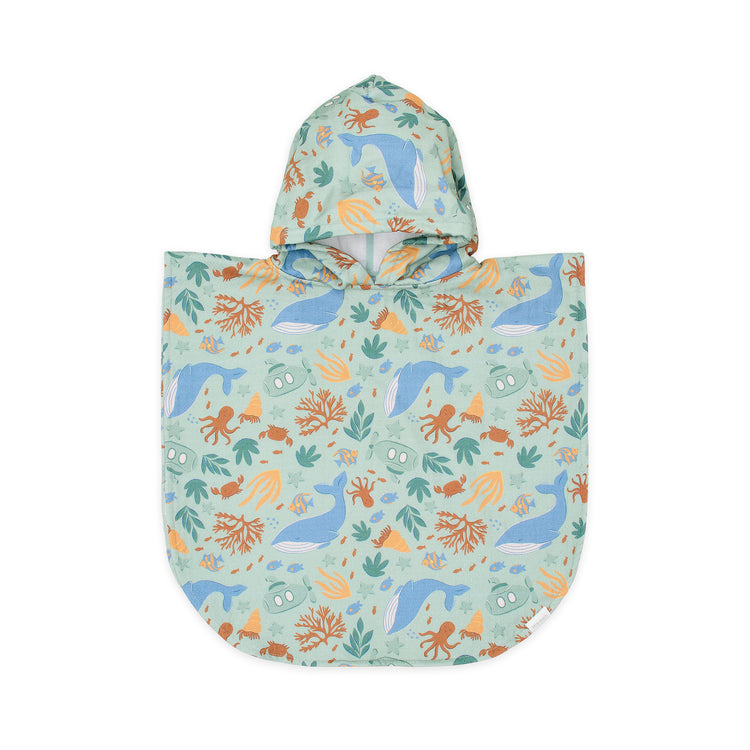 LITTLE DUTCH. Beach Poncho Ocean World Multicolour - One size