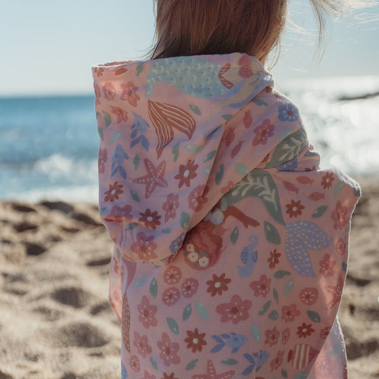 LITTLE DUTCH. Beach Poncho Dreamy Mermaid Multicolour - One size