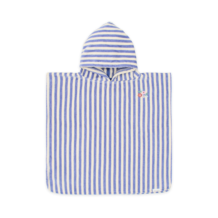 LITTLE DUTCH. Beach Poncho Dreamy Purple Stripe - One size