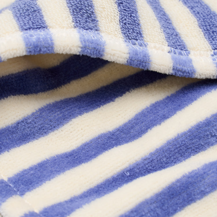 LITTLE DUTCH. Beach Poncho Dreamy Purple Stripe - One size