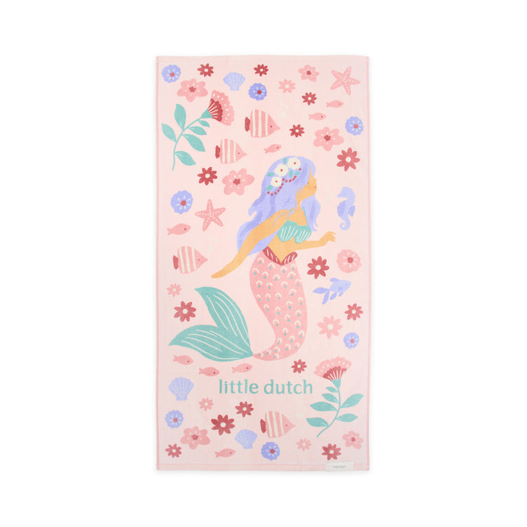 LITTLE DUTCH. Beach Towel Dreamy Mermaid Multicolour - 60x120