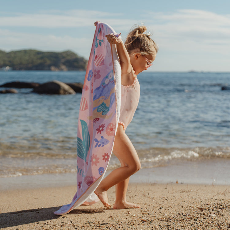 LITTLE DUTCH. Πετσέτα θαλάσσης Dreamy Mermaid Multicolour - 60x120