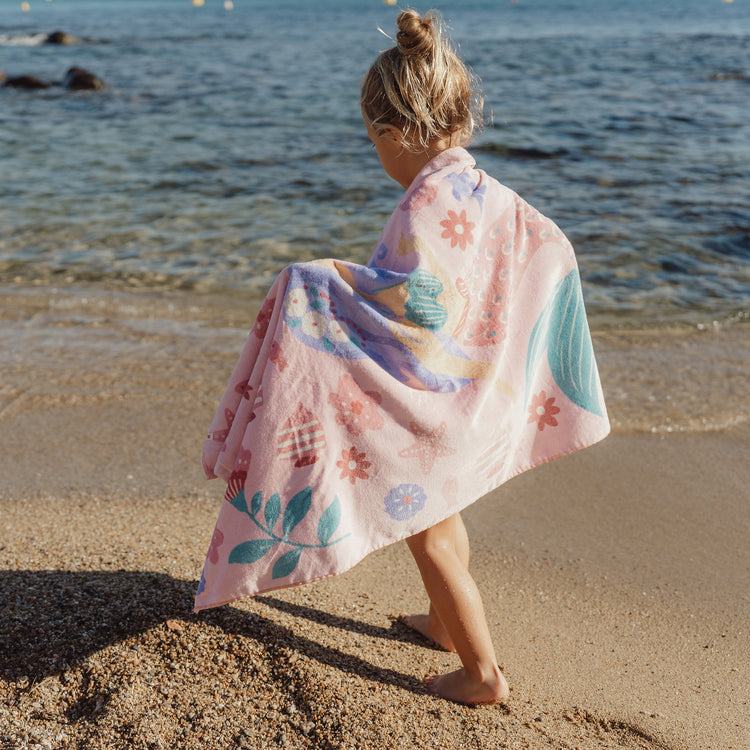 LITTLE DUTCH. Beach Towel Dreamy Mermaid Multicolour - 60x120