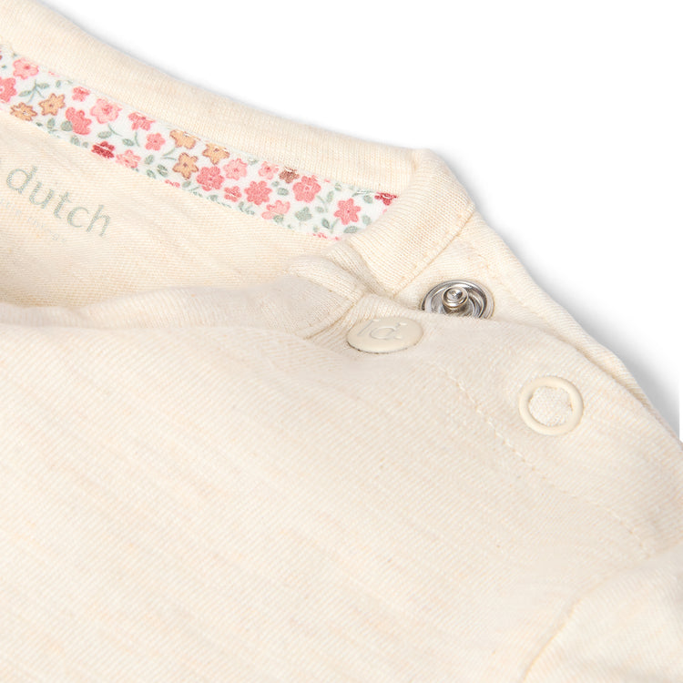 LITTLE DUTCH. T-shirt long sleeves Vanilla melee