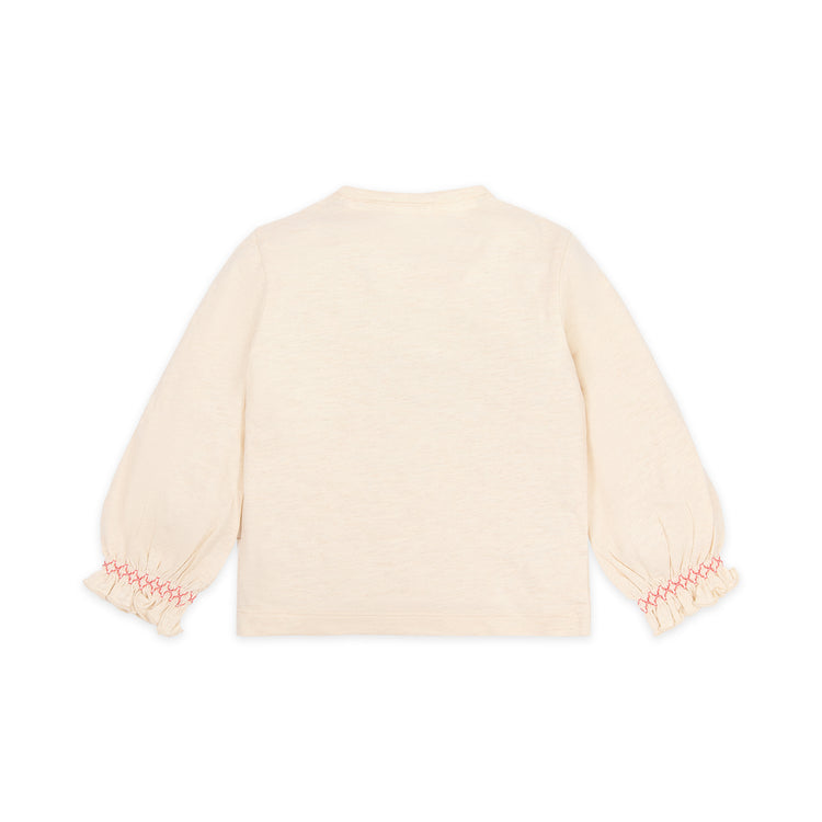LITTLE DUTCH. T-shirt long sleeves Vanilla melee