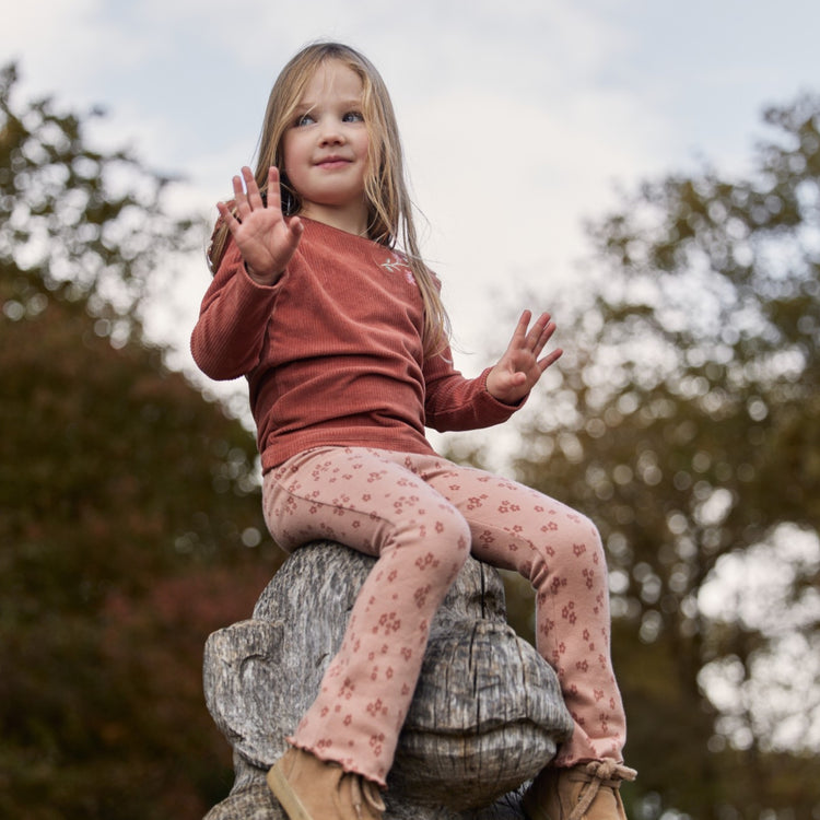 LITTLE DUTCH. T-shirt long sleeves Deep Berry