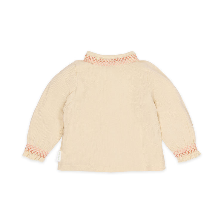LITTLE DUTCH. Blouse long sleeves Vanilla