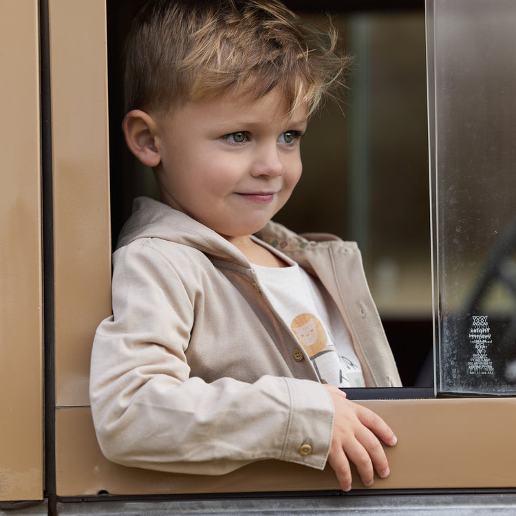 LITTLE DUTCH. Overshirt Warm Taupe