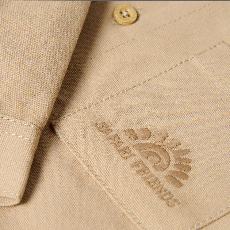 LITTLE DUTCH. Overshirt Warm Taupe