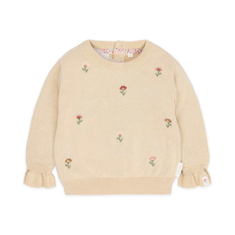 LITTLE DUTCH. Knitted sweater Vanilla
