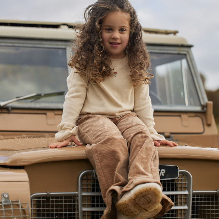 LITTLE DUTCH. Knitted sweater Vanilla