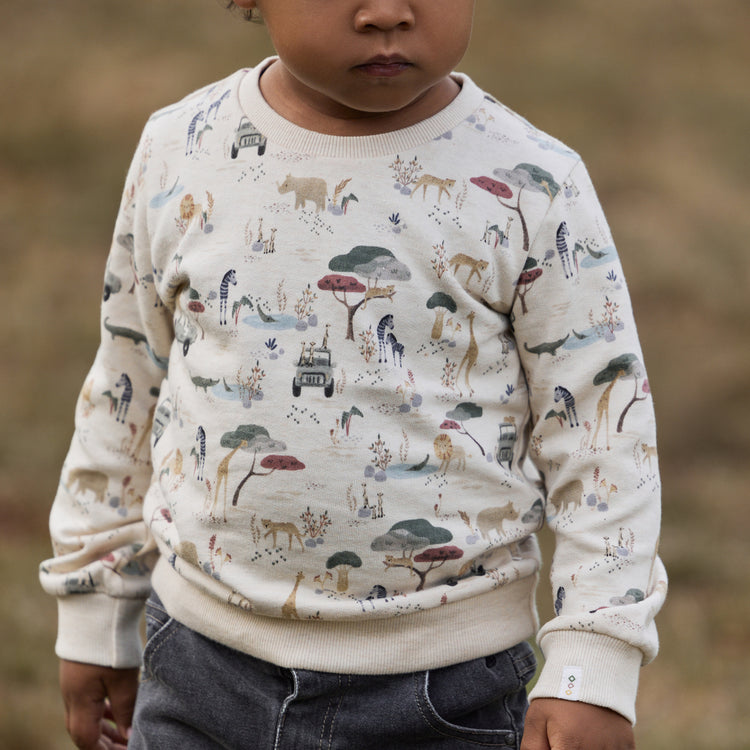 LITTLE DUTCH. Sweater Safari Adventure