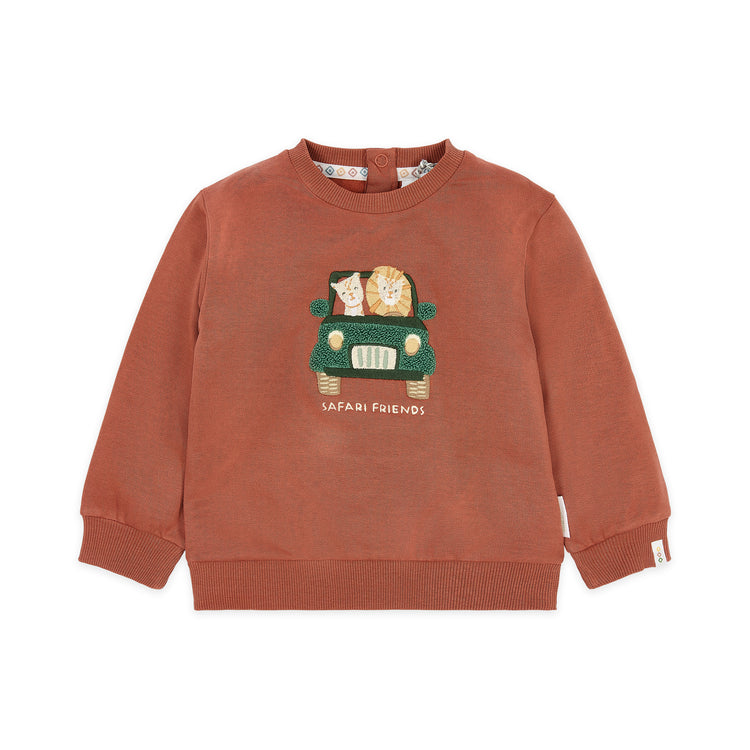 LITTLE DUTCH. Sweater Desert Red