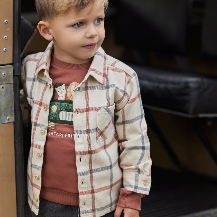 LITTLE DUTCH. Sweater Desert Red