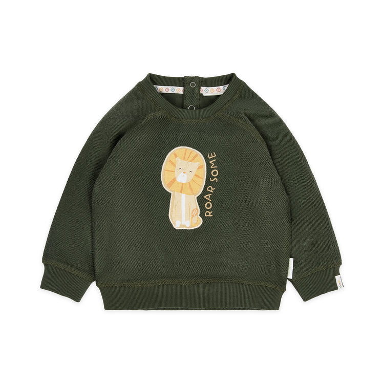 LITTLE DUTCH. Sweater Deep Olive