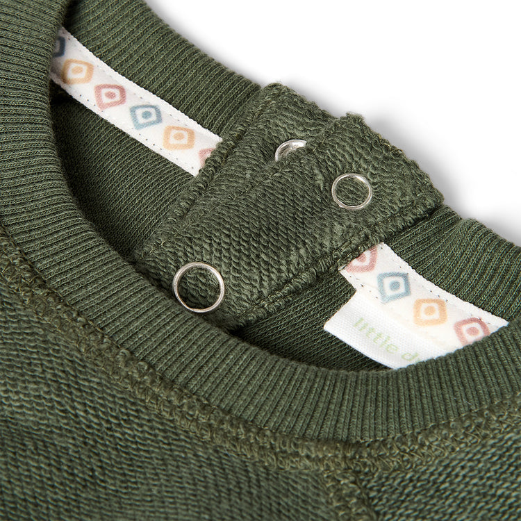 LITTLE DUTCH. Sweater Deep Olive