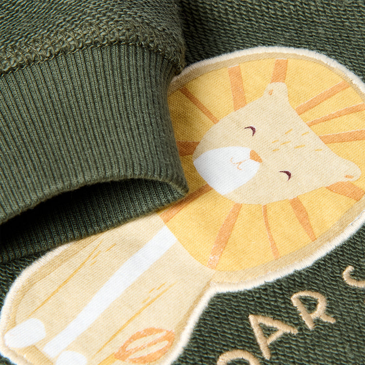 LITTLE DUTCH. Sweater Deep Olive
