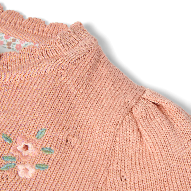 LITTLE DUTCH. Knitted cardigan Deep Pink