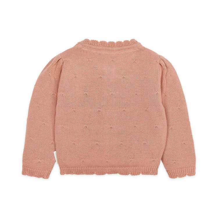 LITTLE DUTCH. Knitted cardigan Deep Pink