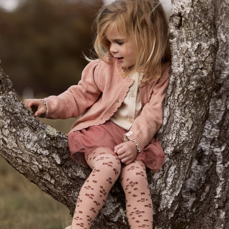 LITTLE DUTCH. Knitted cardigan Deep Pink
