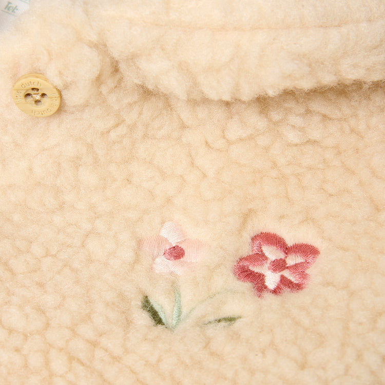 LITTLE DUTCH. Teddy cardigan Vanilla