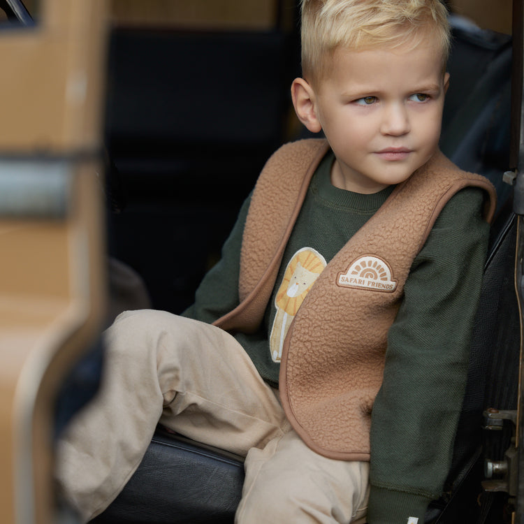 LITTLE DUTCH. Gilet Mudstone