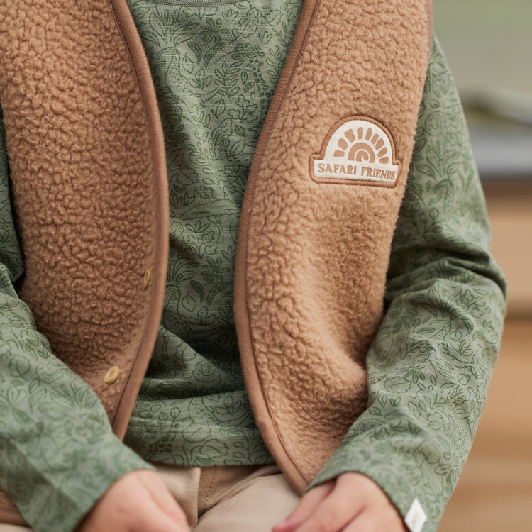 LITTLE DUTCH. Gilet Mudstone